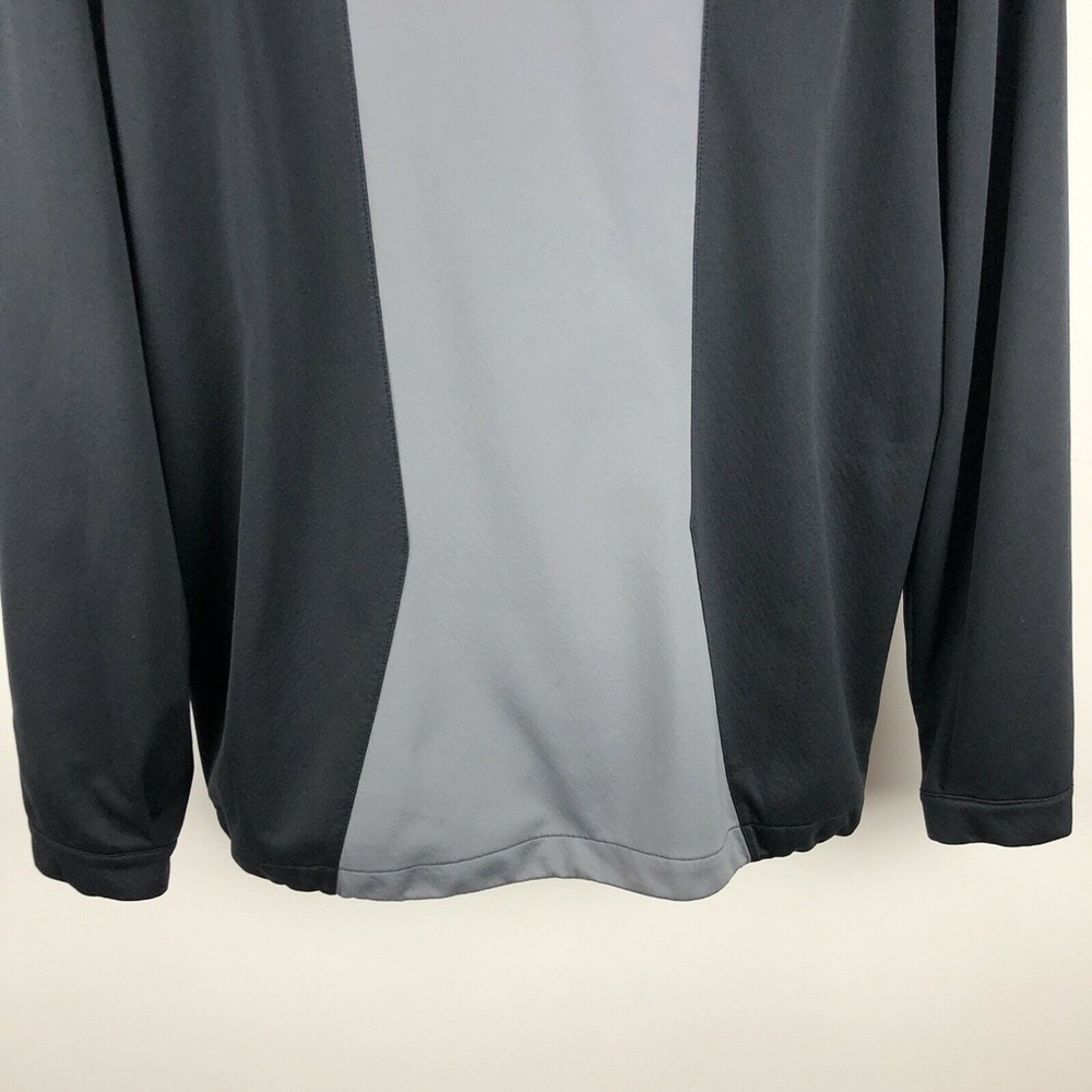 Nike Golf 1/2 Zip Black Gray Long Sleeve Jacket - Picture 9 of 12
